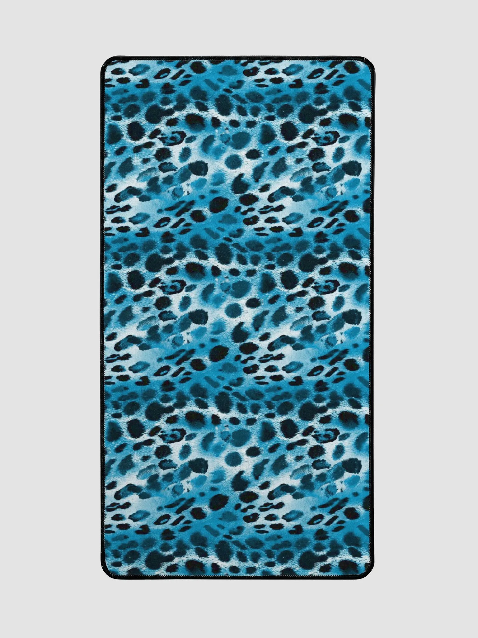 Blue Leopard Desk Mat product image (2)