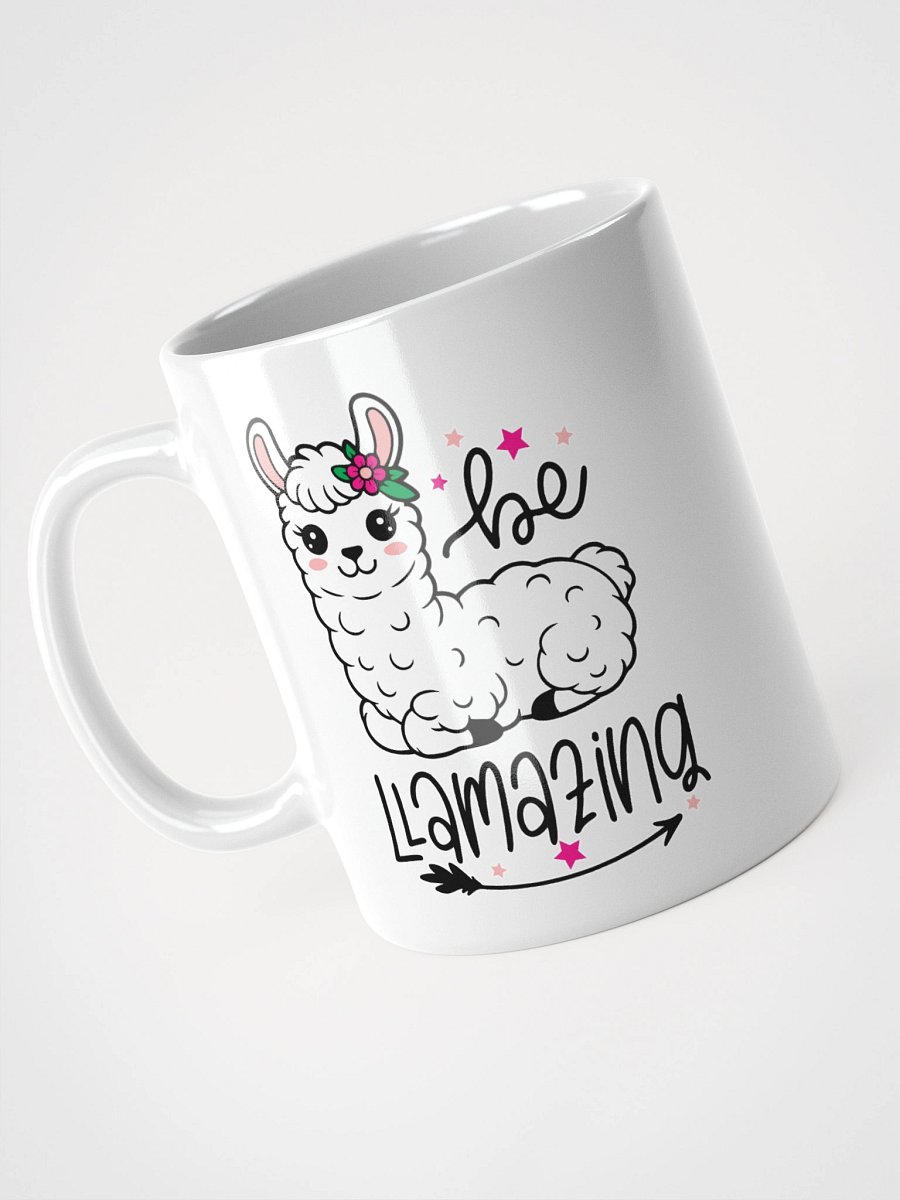 Llamazing White Glossy Mug product image (3)