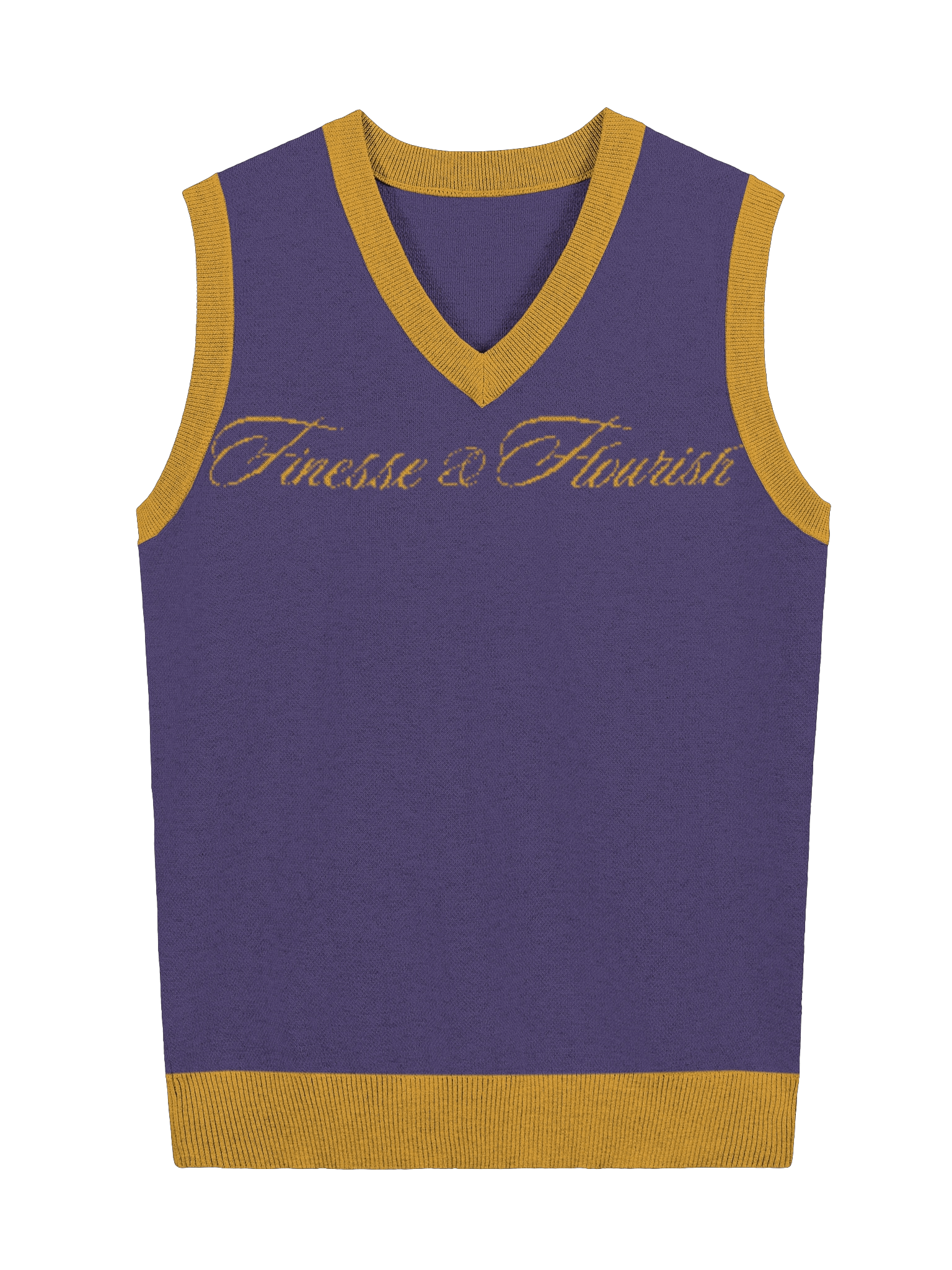 F&F Signature Rivalry Knitted V-Neck Vest product image (1)