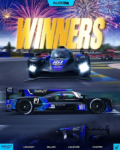 24 hours. One shot. We delivered.

LMP2 — P1 in Split 3. 🏆
From green flag to checkered, the pace was strong in all of the mi...