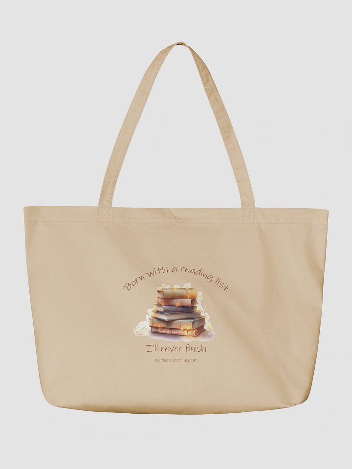 Born with a Reading List Tote product image (2)
