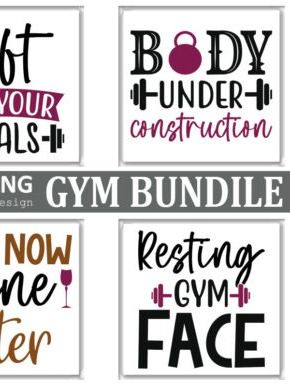 Gym Quotes Designs Bundle product image (3)