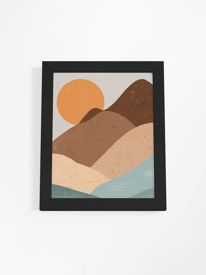 Sunrise Over the Highlands Framed Poster product image (2)