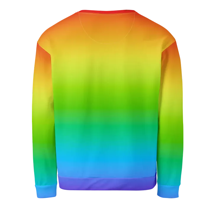 Rainbow Recycled Unisex Sweatshirt product image (2)