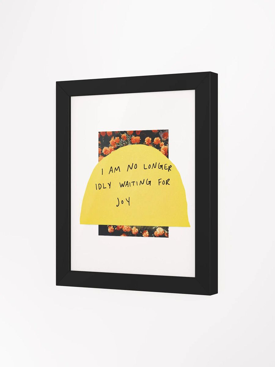 Joy Framed Art Print product image (3)