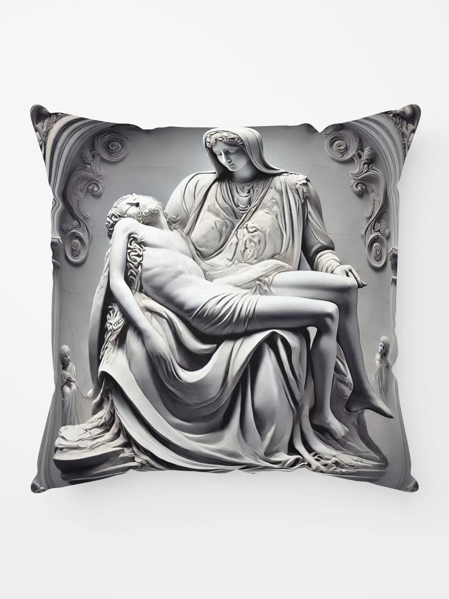 Inspired by La Pieta Elegy All-Over Print Pillow product image (9)