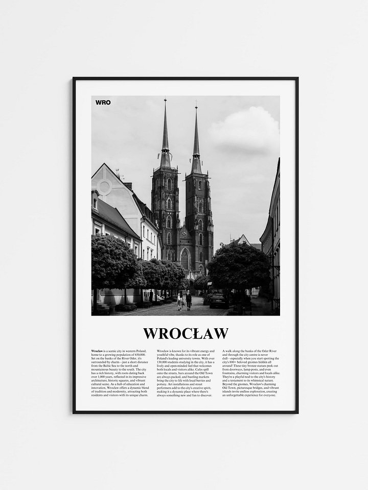Wroclaw 03 Newspaper Poster product image (1)