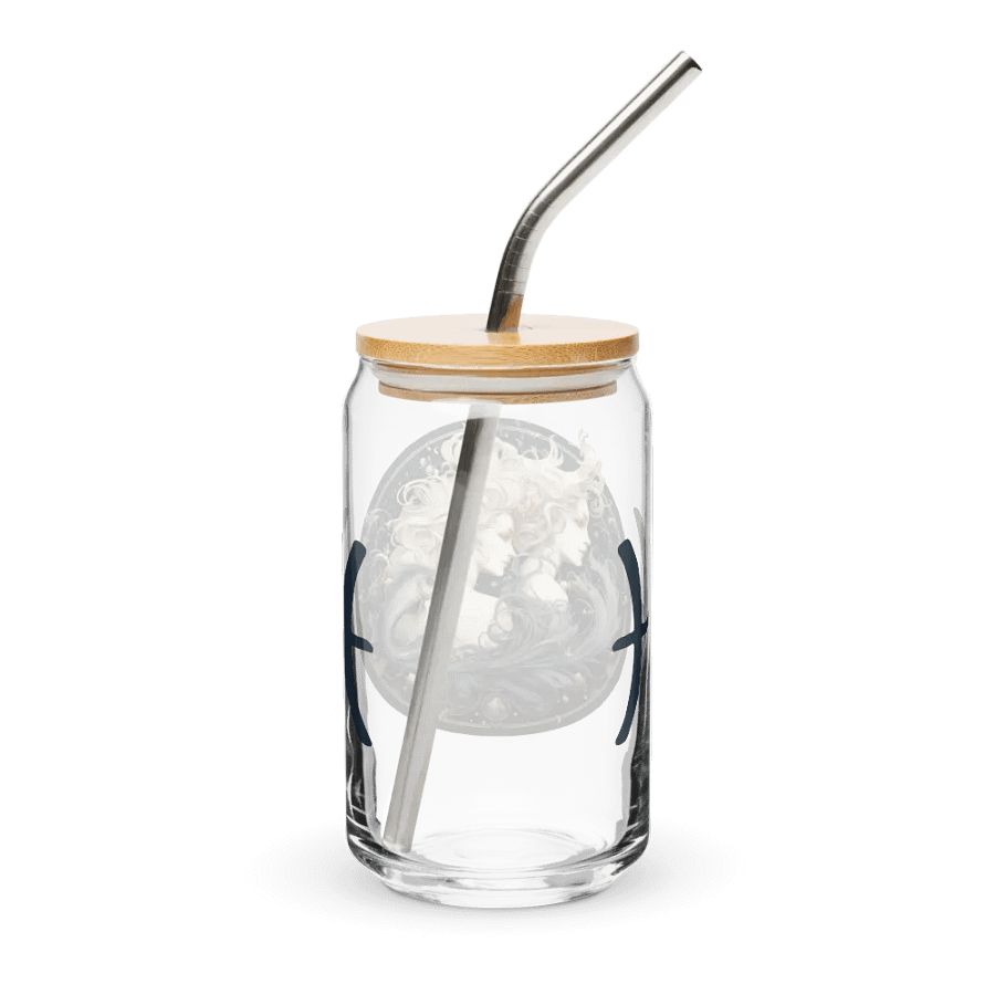 Pisces Zodiac Glass Can Sipper product image (3)