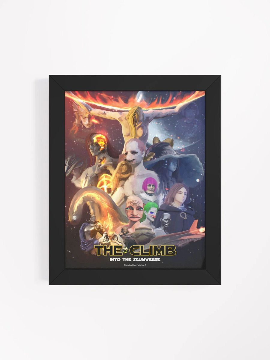 The Climb Skumverse Framed Poster product image (52)