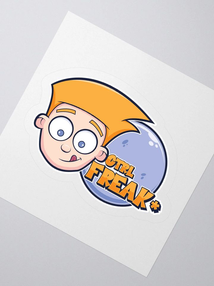 CTRL Freak Gamer Sticker – Funny Retro Video Game Decal product image (4)