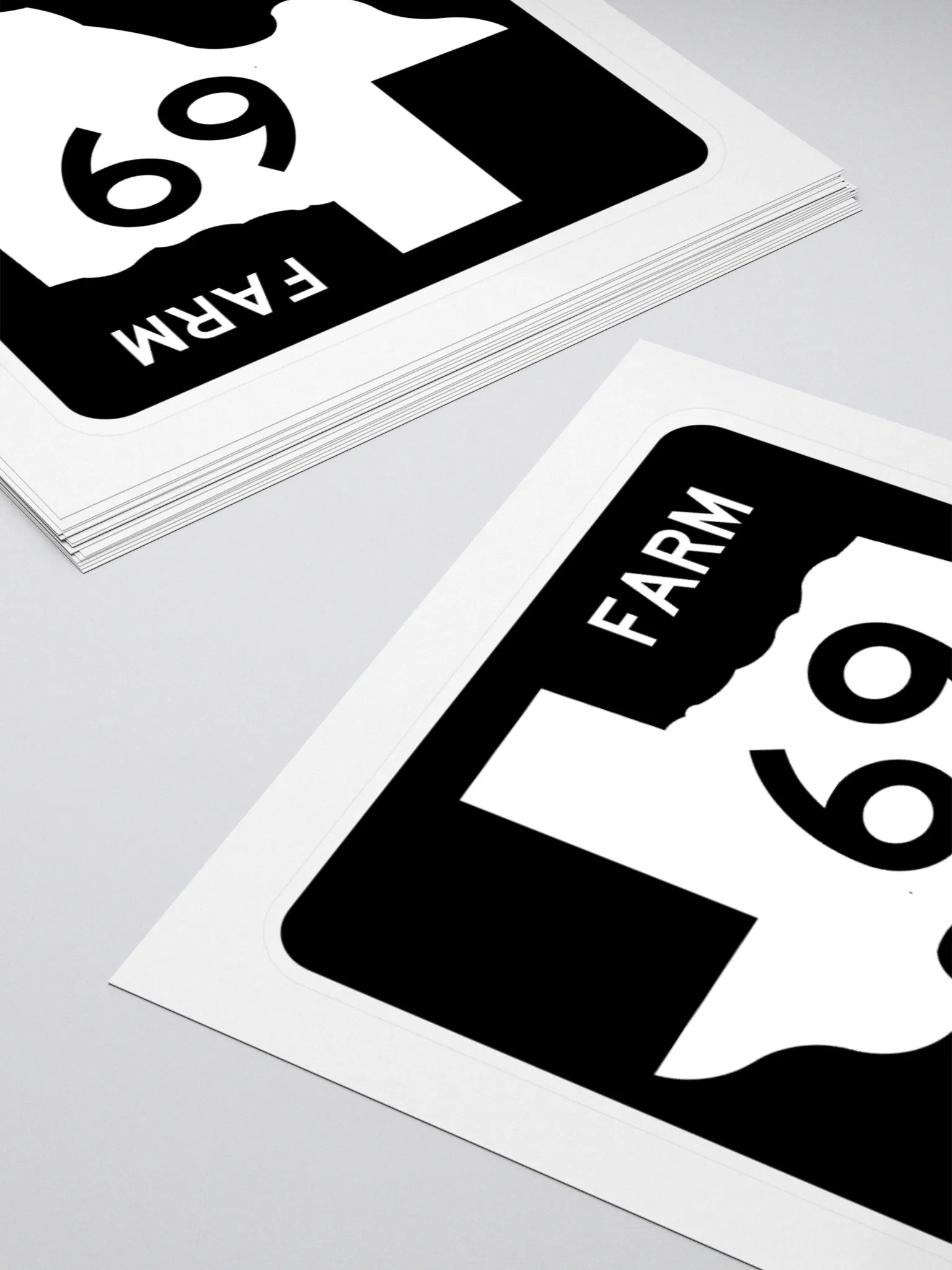 Texas Farm Road Sign FM 69 Sticker product image (4)