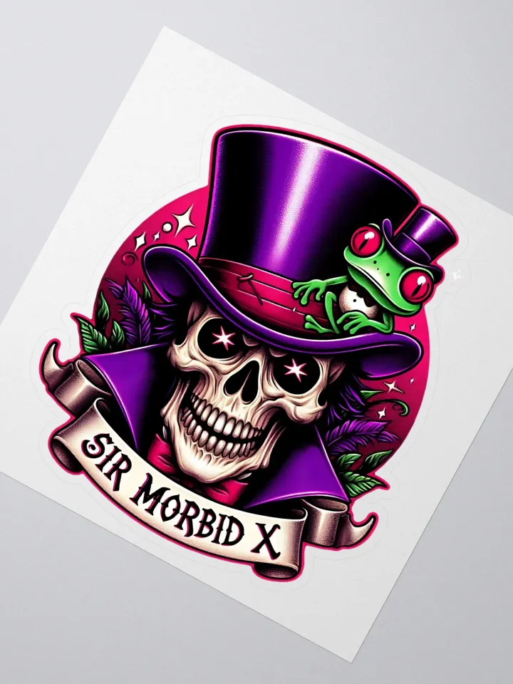 ''Sir Morbid X' Kiss Cut Stickers product image (2)