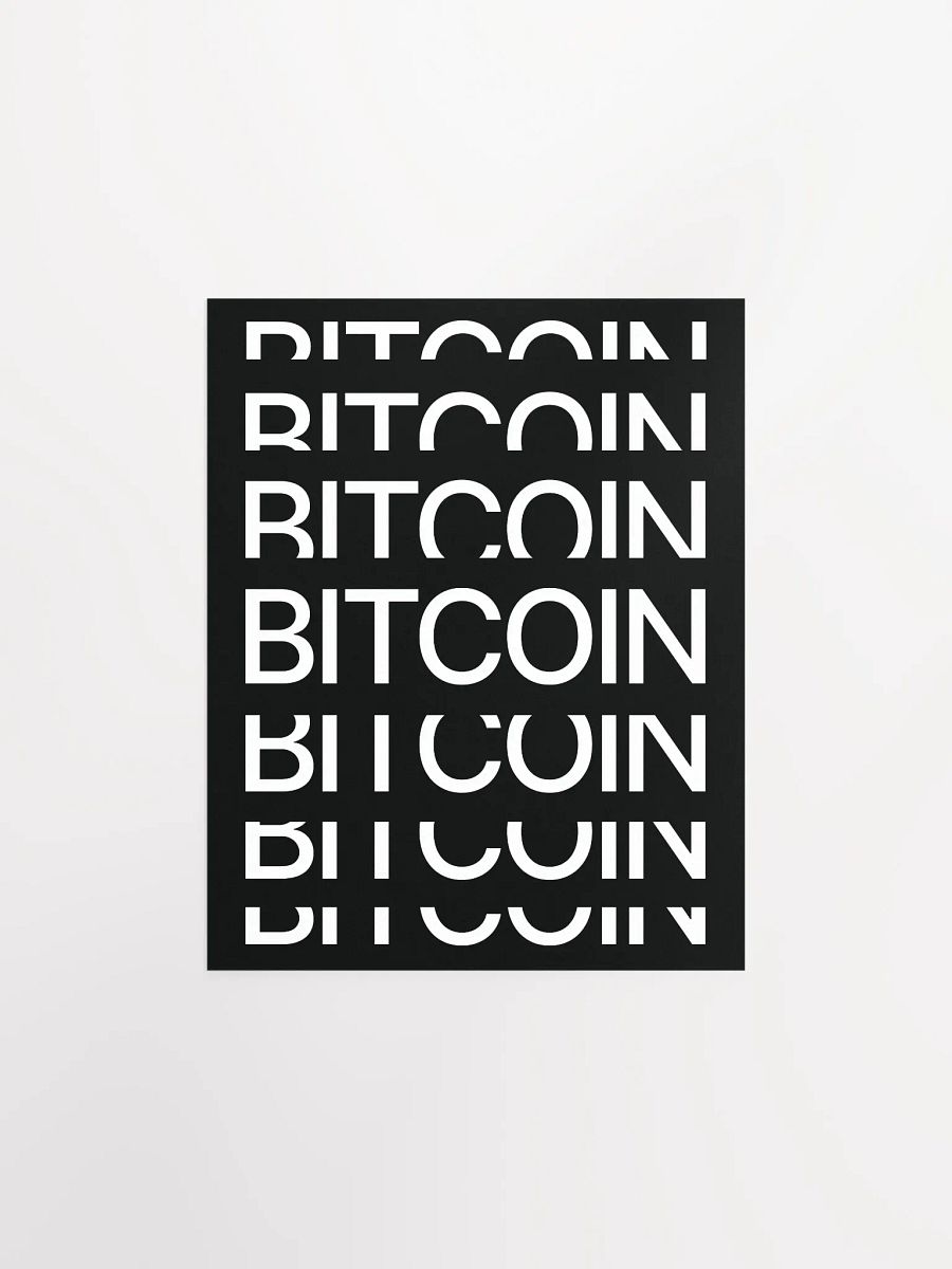 Bitcoin Expansion Poster (black) product image (1)