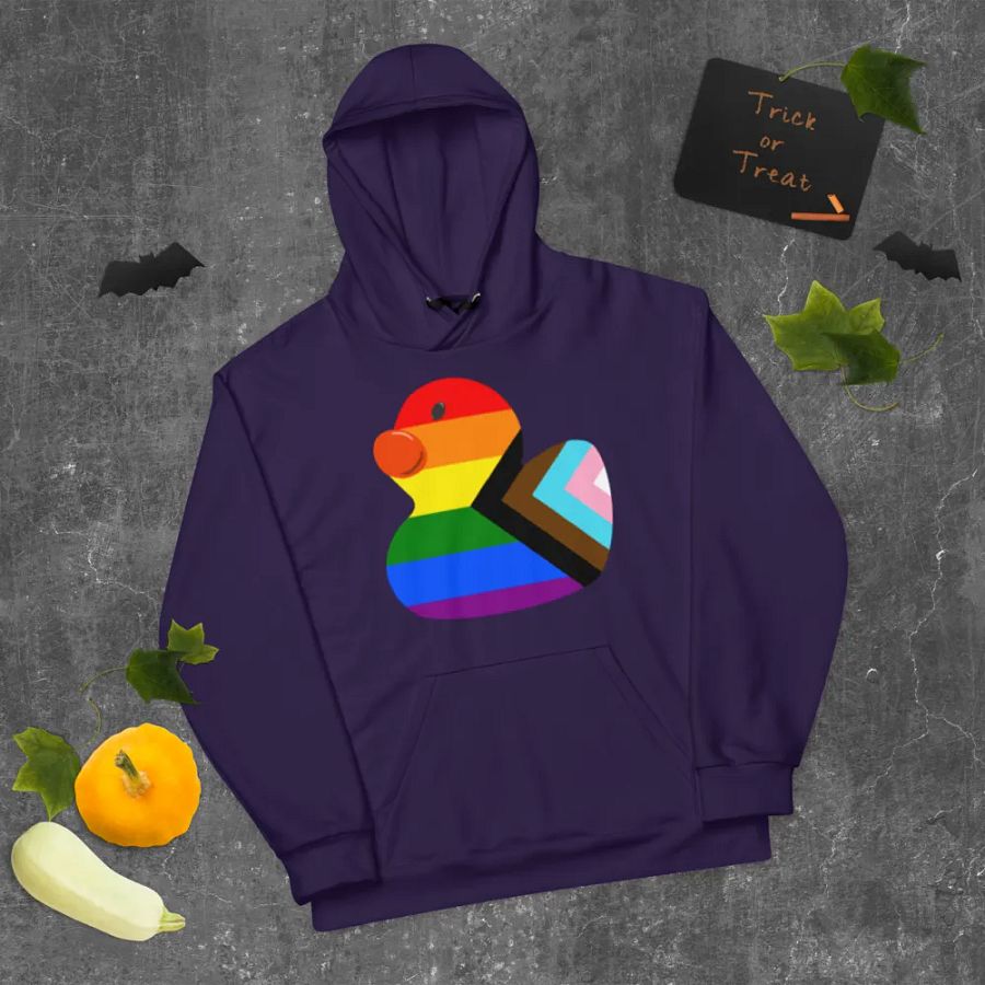 Purple Pride Duck Hoodie product image (9)
