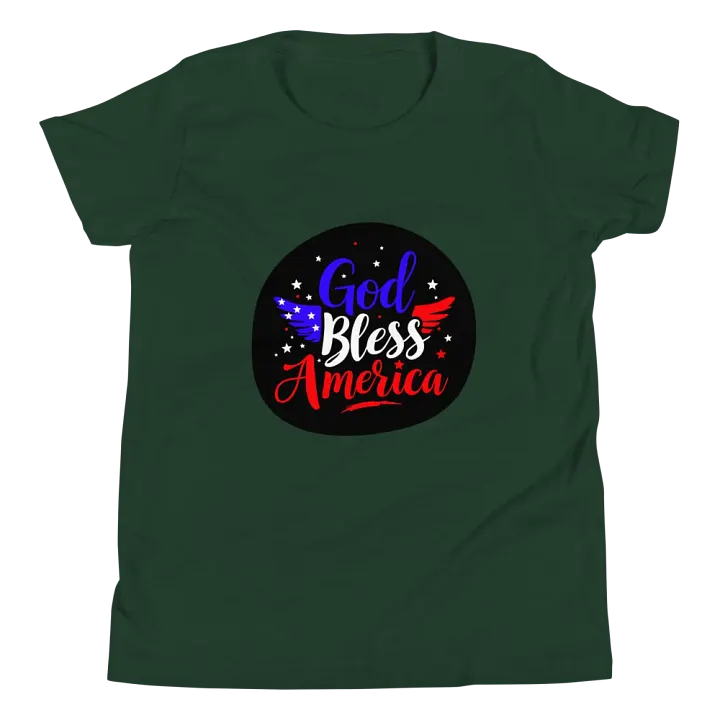 Kid's T-Shirt: God Bless America product image (9)