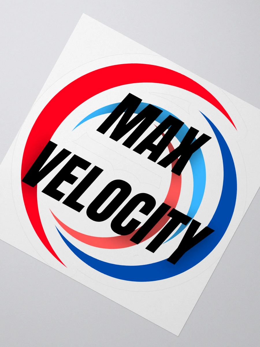 Max Velocity Sticker product image (6)
