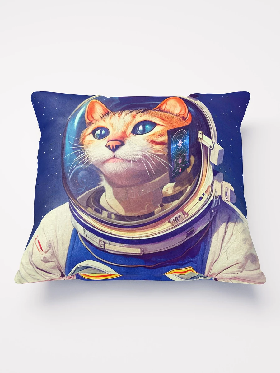 James Tiberius Cat - Astronaut Throw Pillow product image (2)