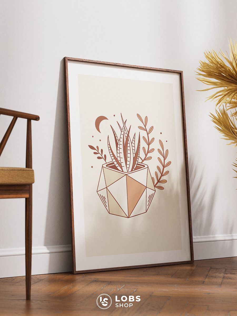 Desert Flora Printable Wall Art – Stunning Succulent Design for Modern Home Decor Enthusiasts product image (3)