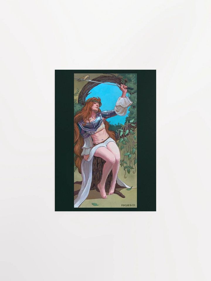 The Knight, Lady Red - Protector of the Fae Realm print product image (1)
