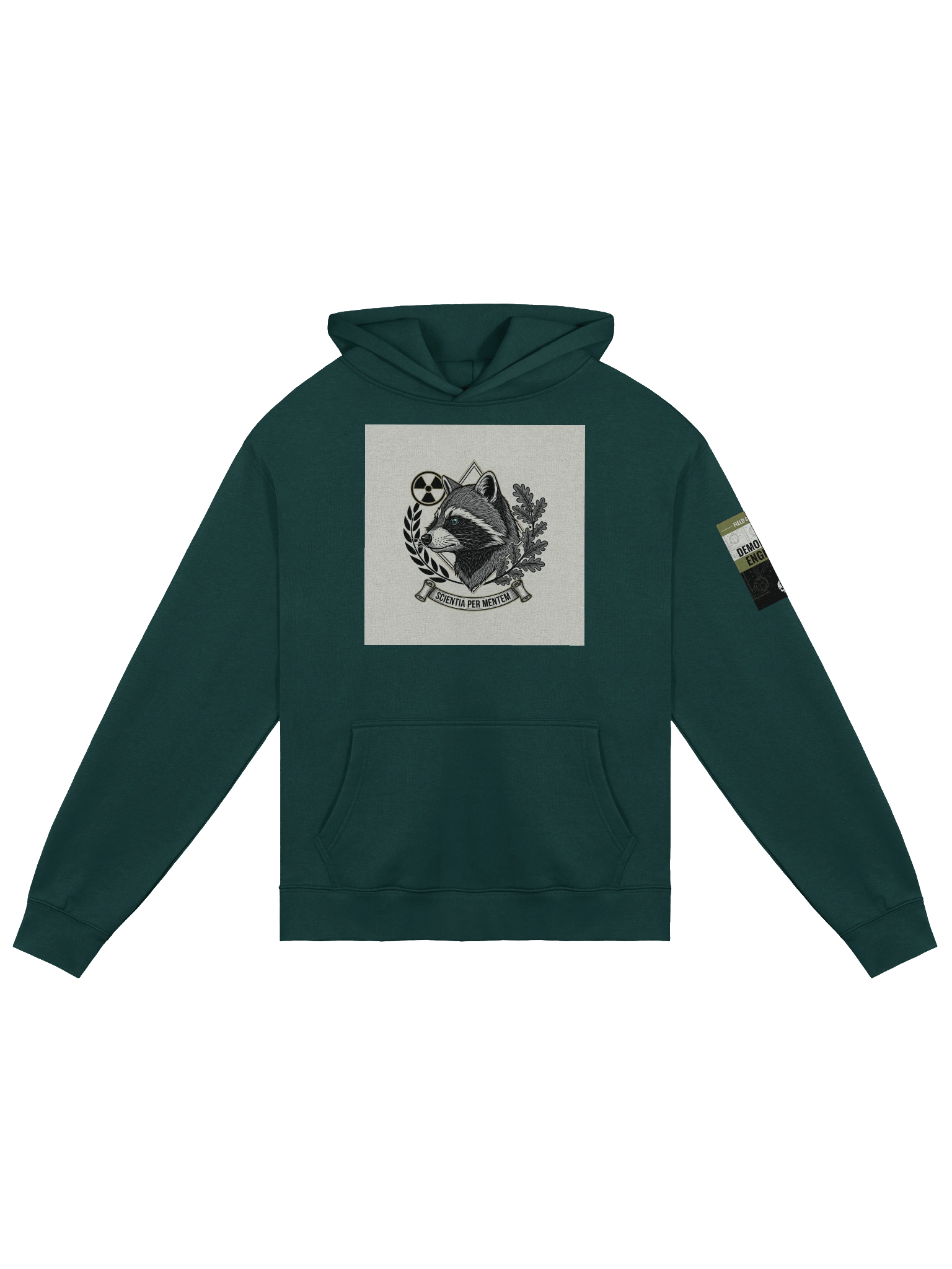 Retro Raccoon Radiation Hoodie product image (1)