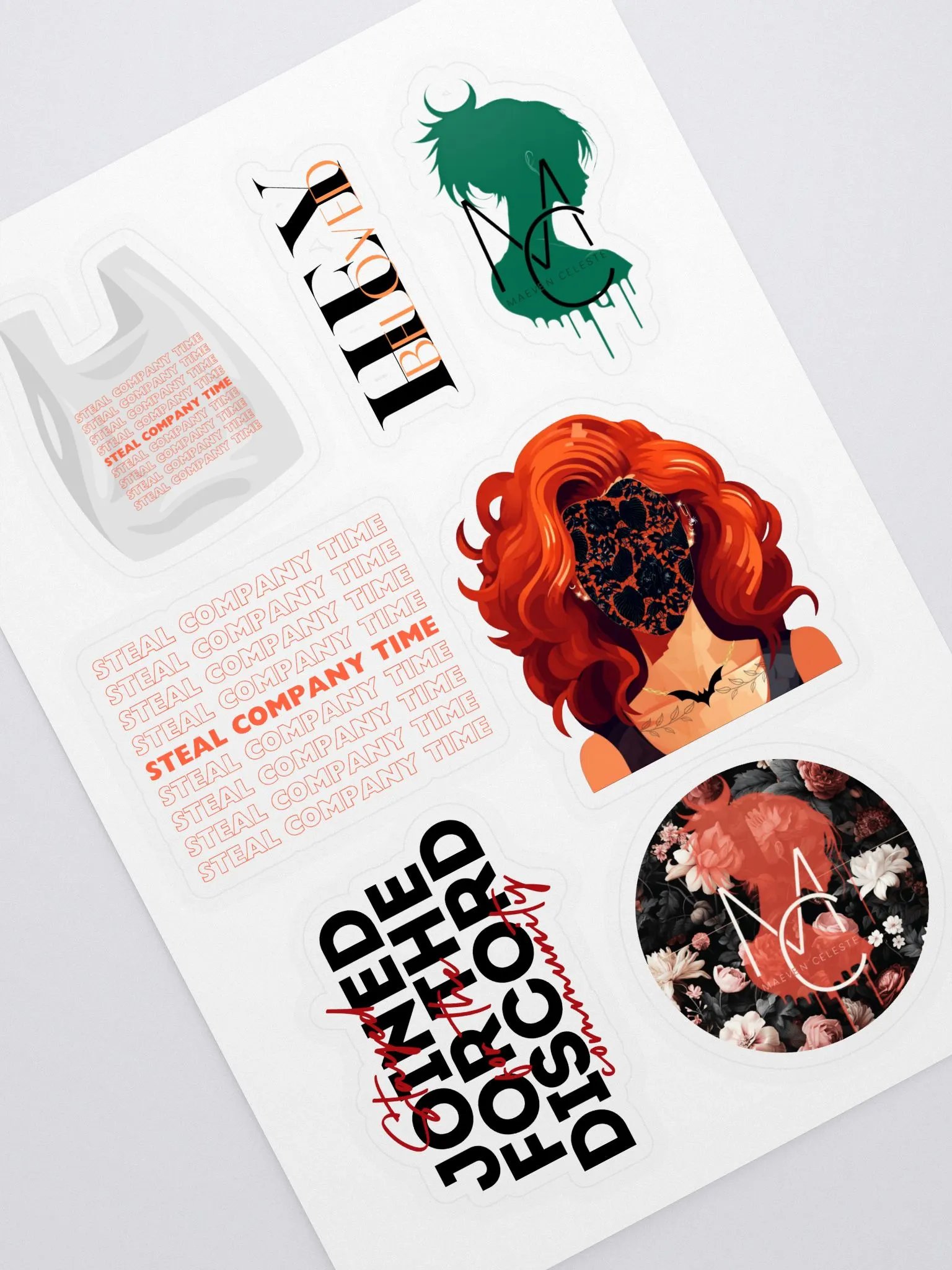 SFW sticker sheet product image (2)