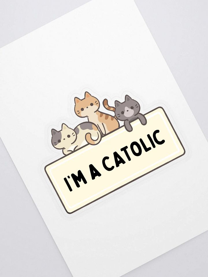 Catolic Cuties Sticker Sheet product image (1)