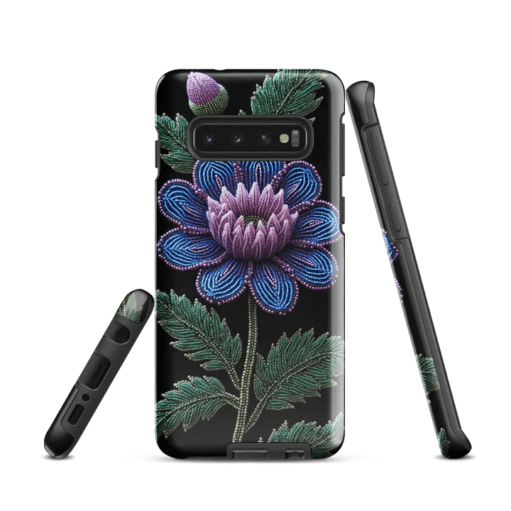 Faux-Beaded Floral Samsung® Tough Case product image (1)