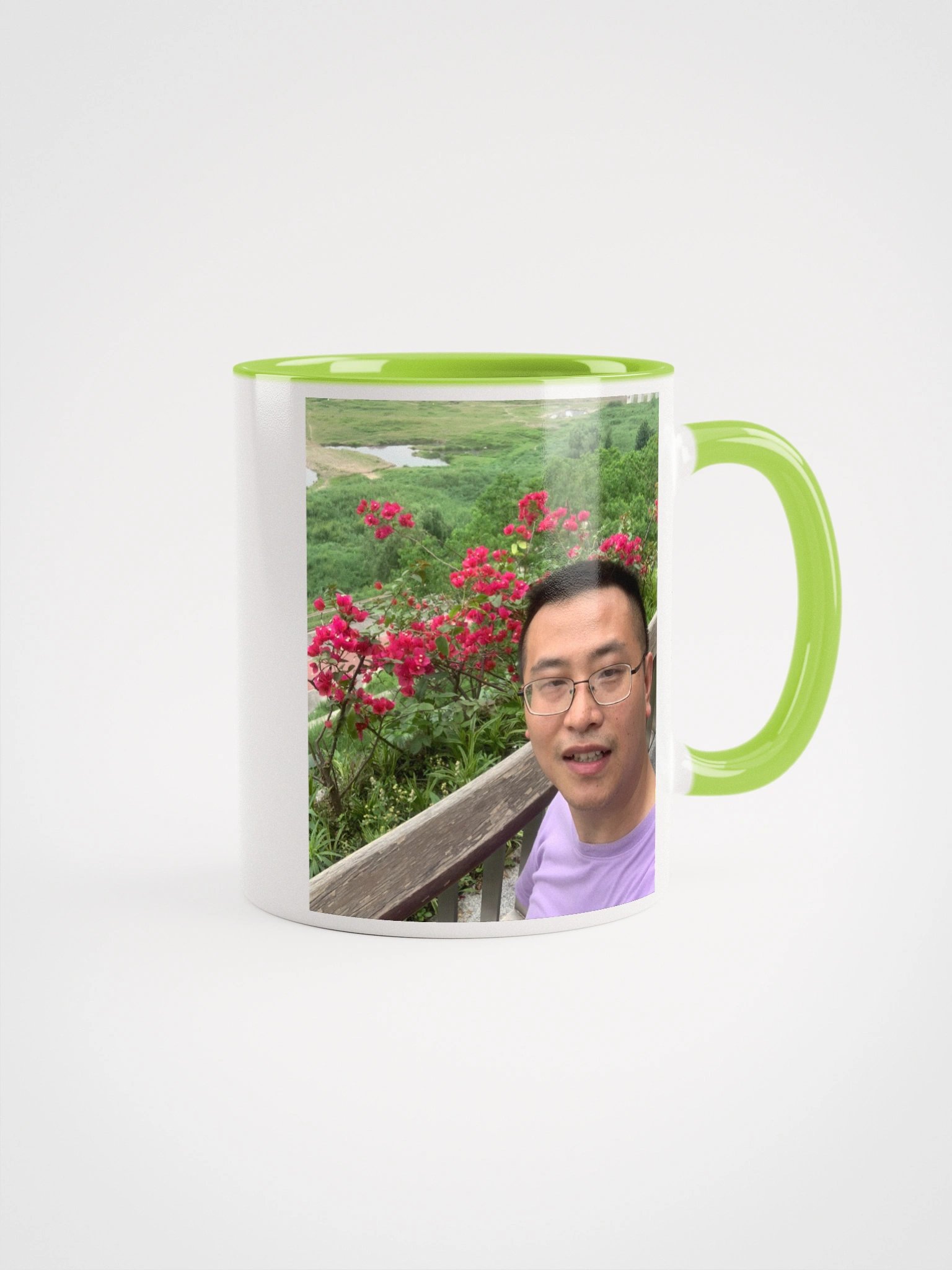 Ceramic Mug with Color Inside: at park product image (1)