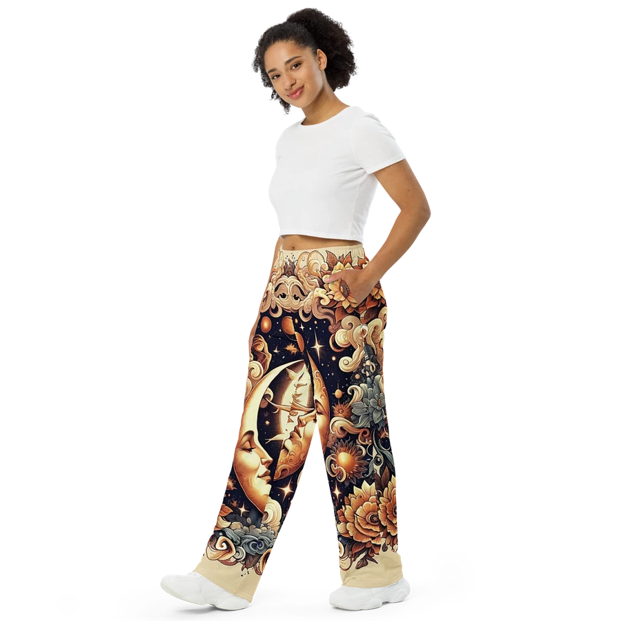 All-Over Print Unisex Wide-Leg Pants product image (4)