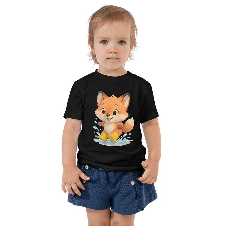Splashing Fox Toddler T-Shirt product image (1)