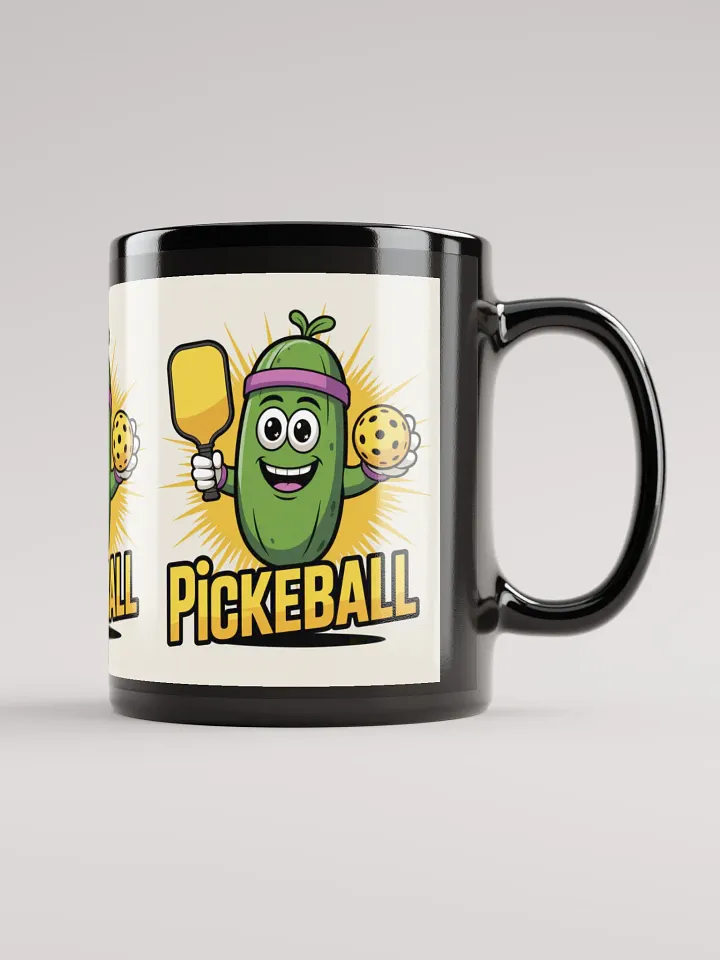 Black Pickleball Pickle Mug – 11oz, 15oz of Sporty Fun product image (1)