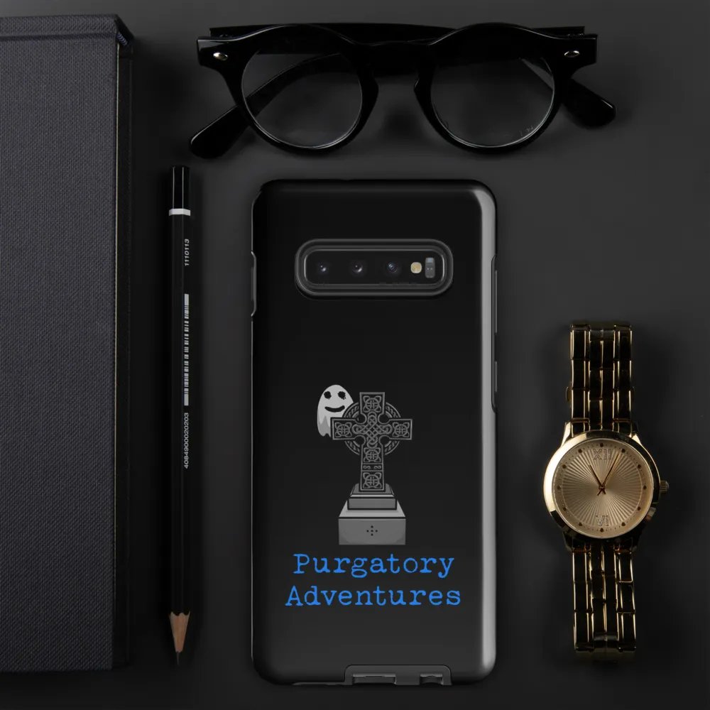 ghost behind cross samsung phone case product image (6)