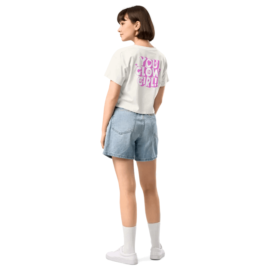 Believe in Yourself Heart Crop Top product image (8)