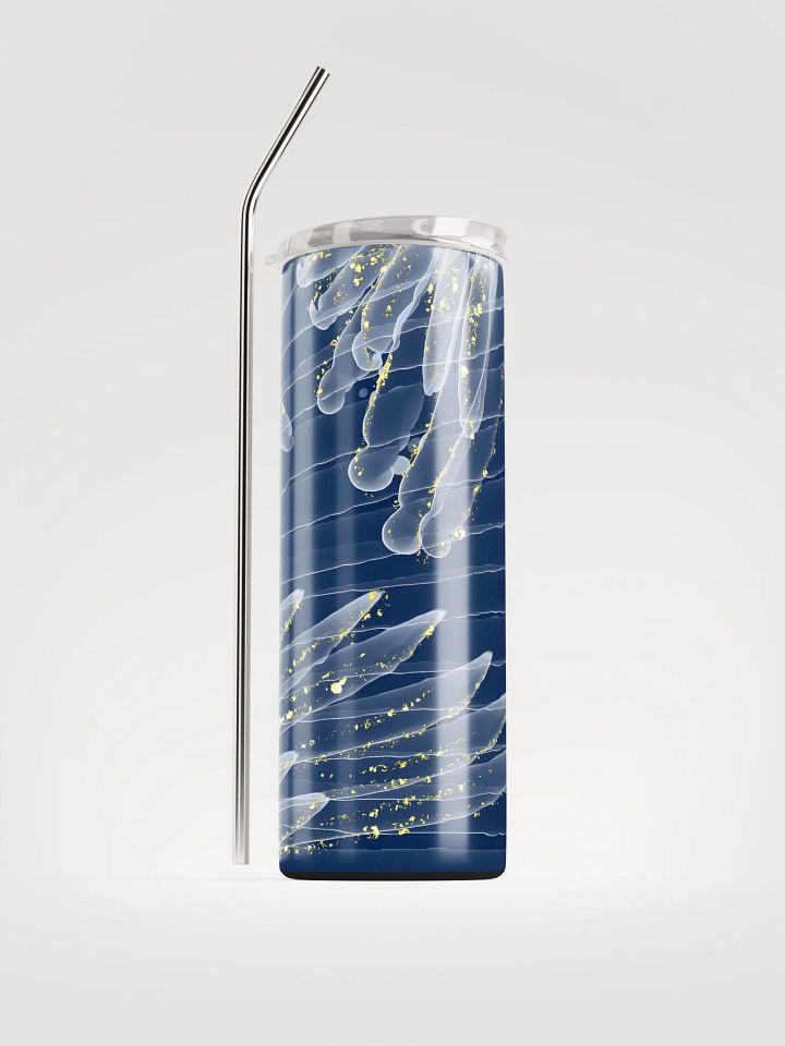 Golden Feather Stainless Steel Tumbler product image (1)