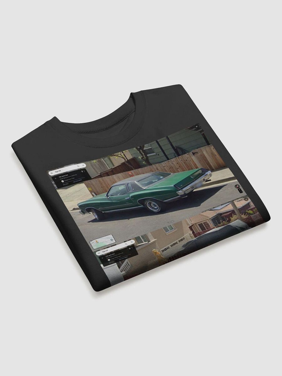 SF Car and Trash Bin Streetview Sweatshirt product image (3)
