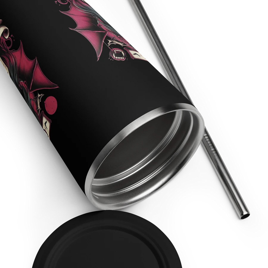 Coffee Is My Blood Type - Insulated Tumbler with a Straw product image (15)