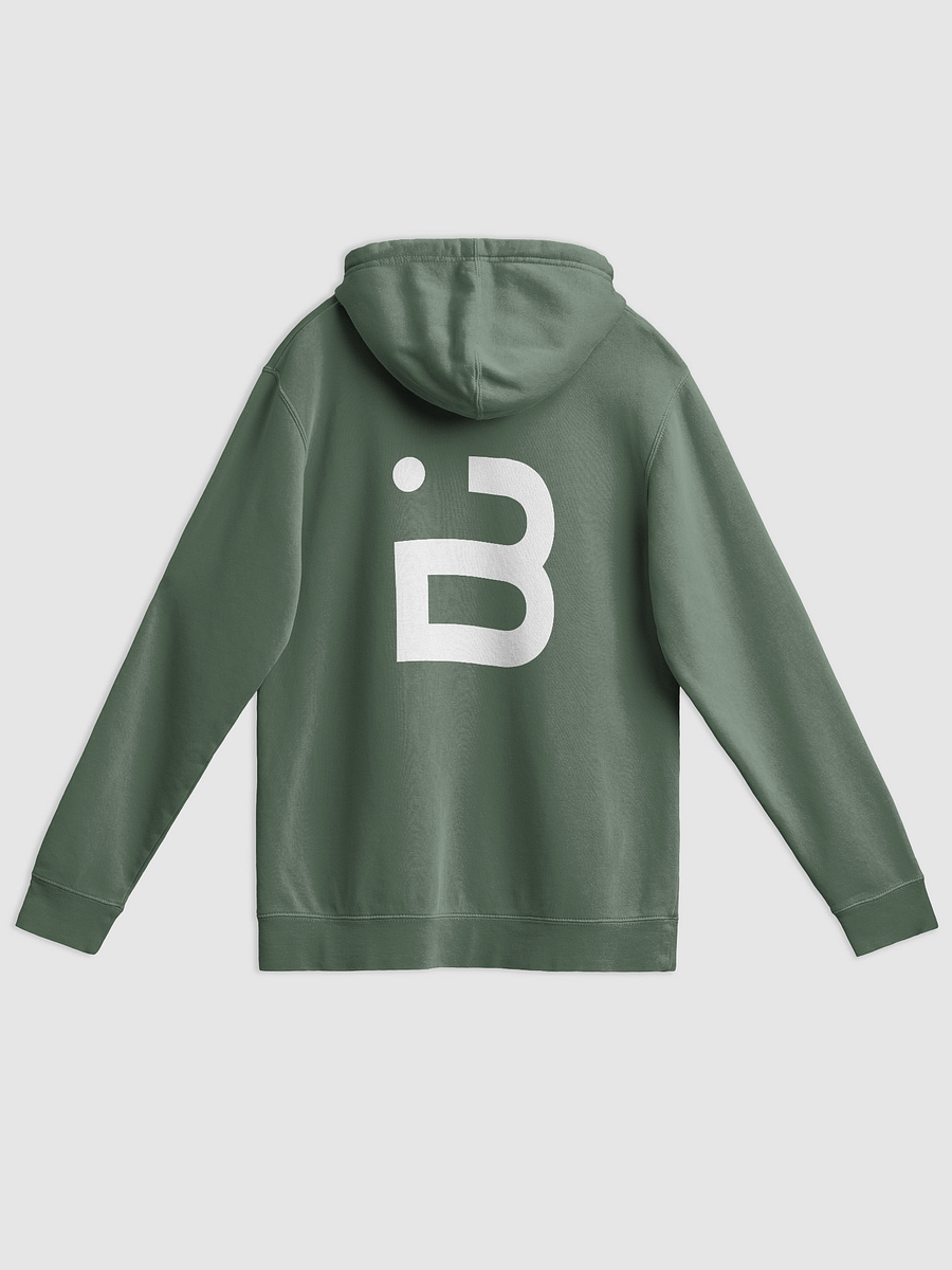 BUIII Originals Logo White Premium Vintage Hoodie product image (2)
