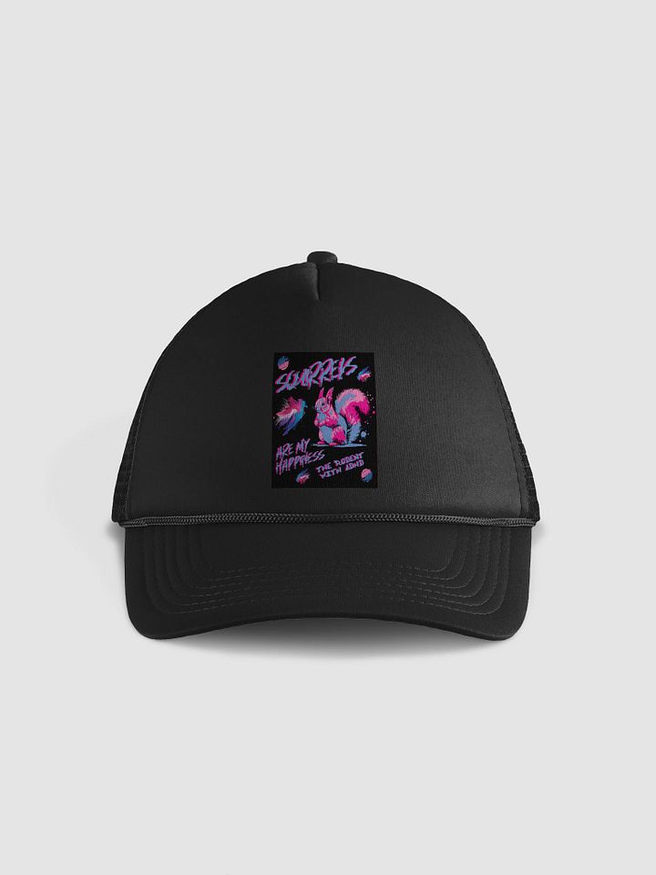 SQUIRRELS ARE MY HAPPINESS TRUCKER HAT product image (1)