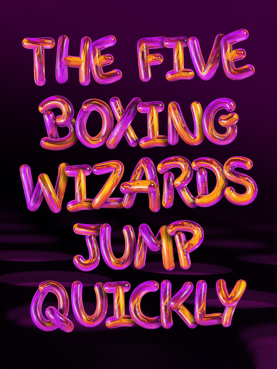 Blend 3D Font product image (6)