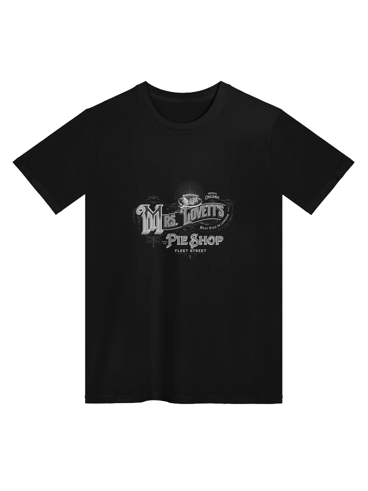 Mrs. Lovett’s Pie Shop T-Shirt – AS Color Unisex Premium Tee for Sweeney Todd & Broadway Fans product image (1)