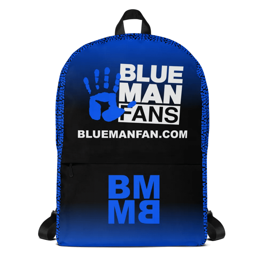 Blue Man Fans Hand Print Backpack product image (1)
