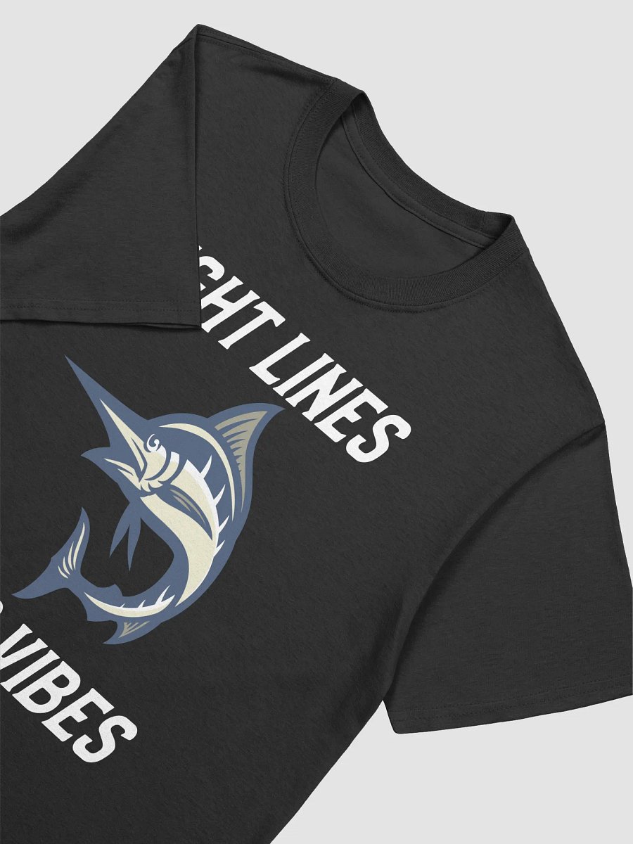 Tight lines, good vibes fishing t-shirt product image (3)