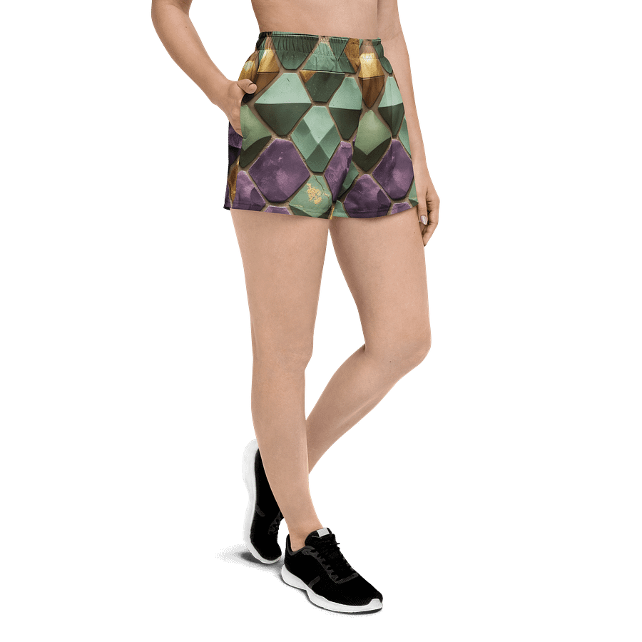 Honey Fig Pistachio Athletic Shorts product image (6)