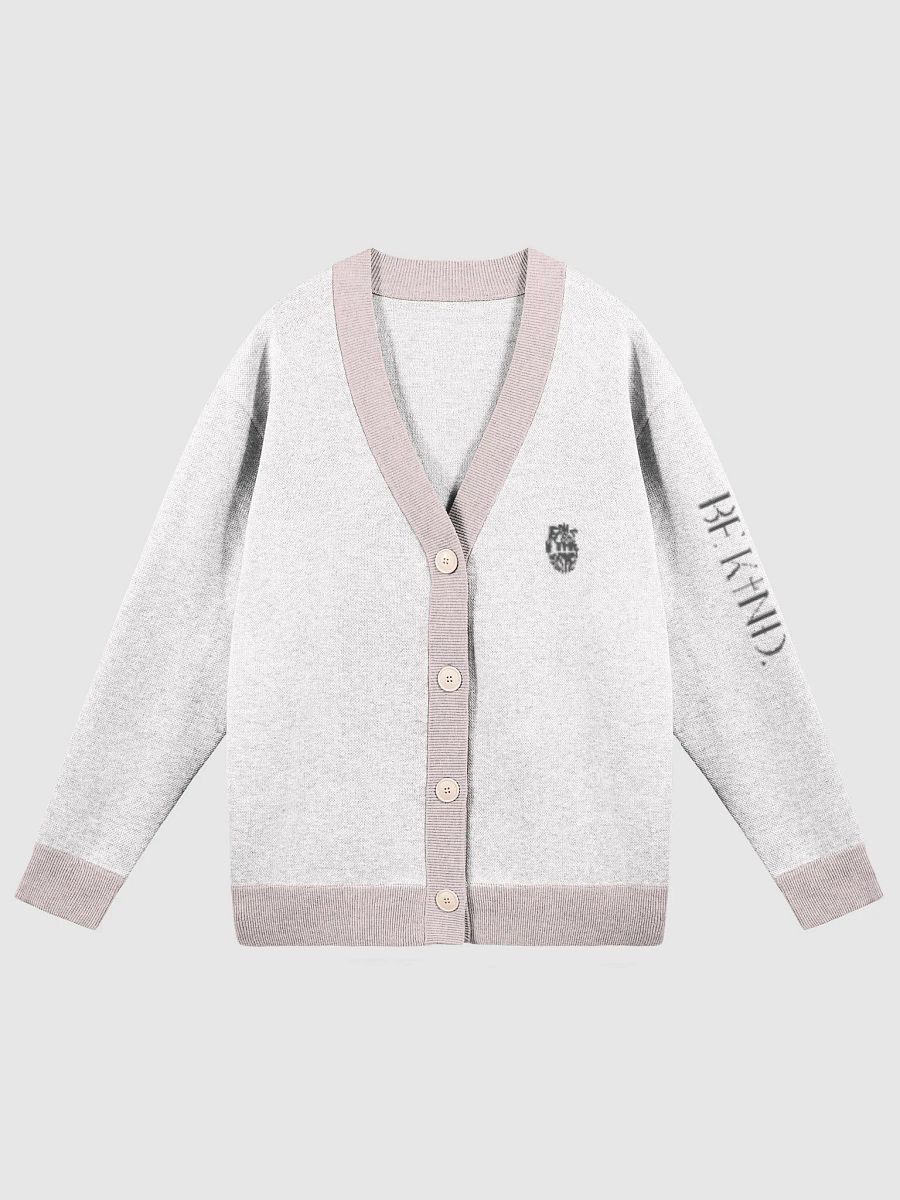 "Be kind" Unisex Jacquard Knit Cardigan product image (2)