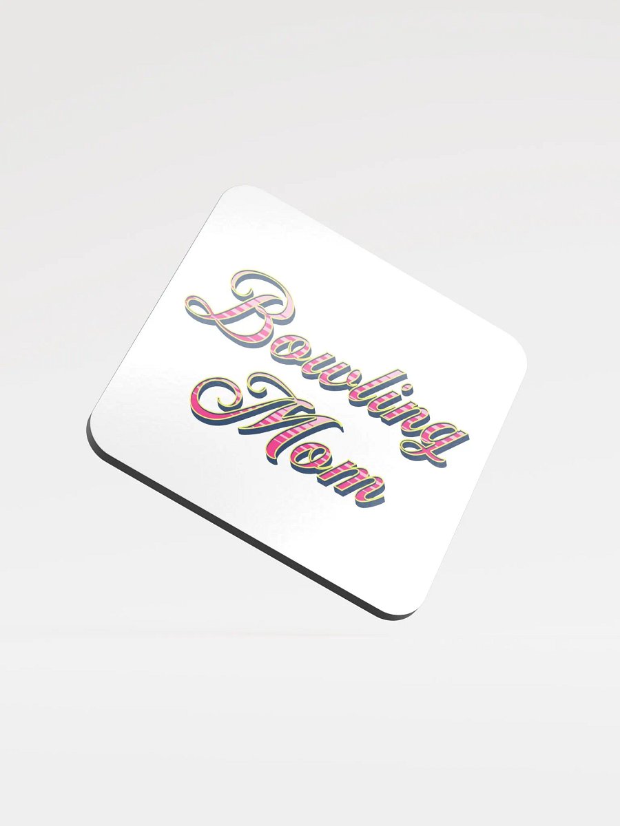 Bowling Mom Colorful Cork Coaster product image (2)