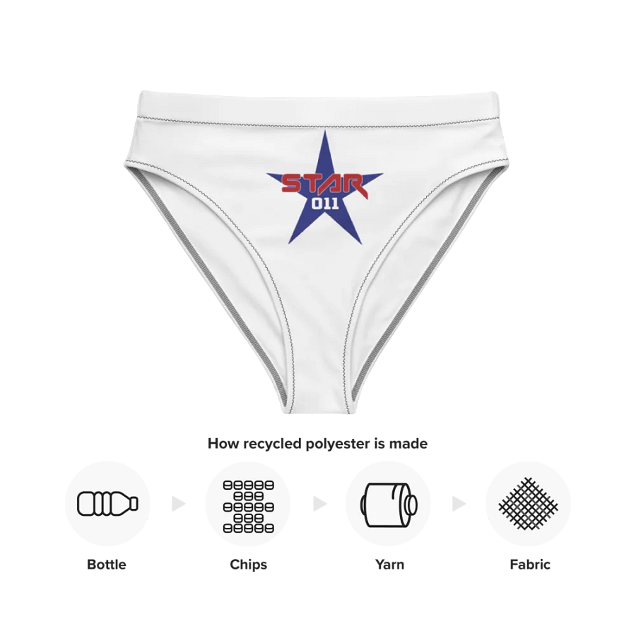 Star High Waisted Bikini bottom product image (12)