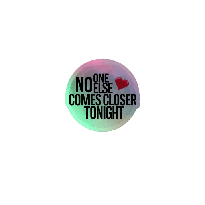 Moonlit Heartbeat Holographic Sticker Sheet product image (1)