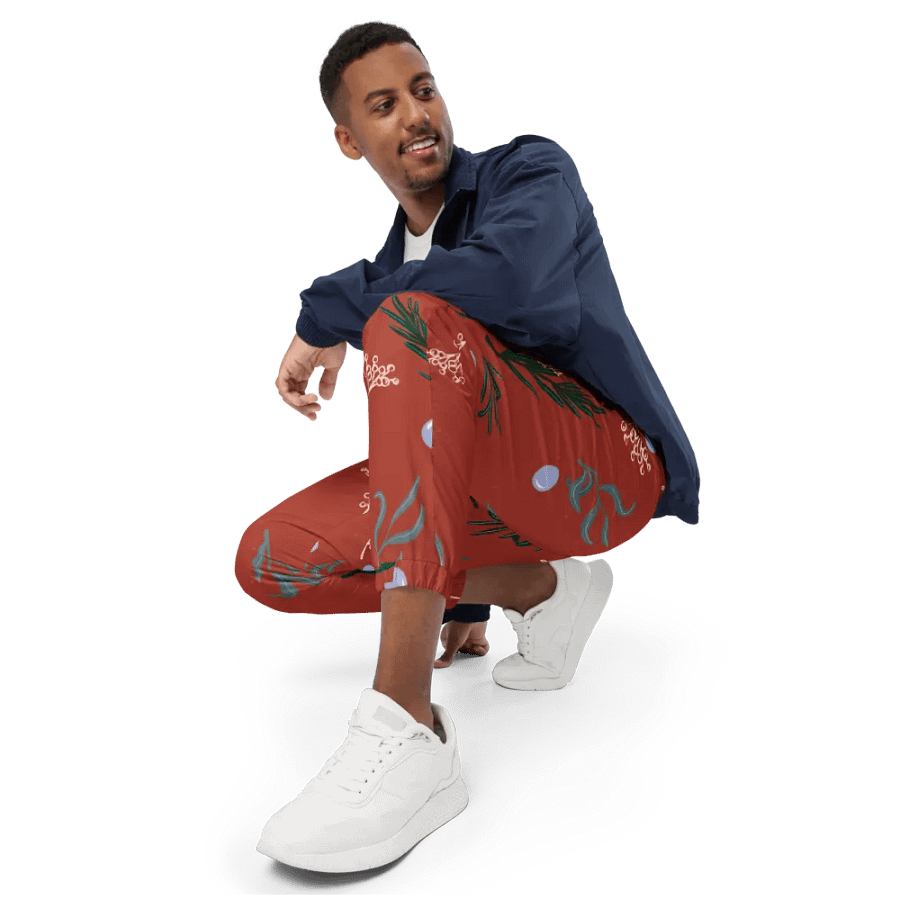 Winter Botanical All-Over Print Track Pants product image (4)