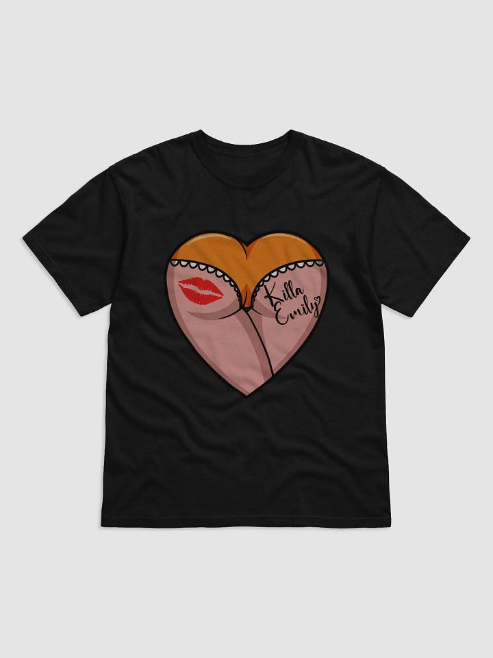 ORANGE HEART BUTT TEE product image (1)