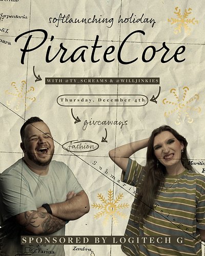 THIS THURSDAY! Join @willjinkies and myself as we sail the seven seas to celebrate the holiday season with @logitechg! We’ll ...